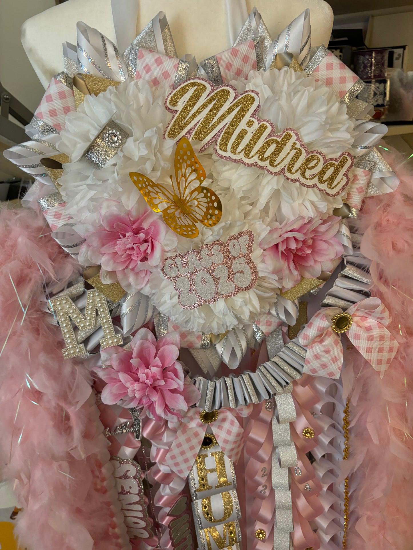 Mega Homecoming Mum - Heart Shaped