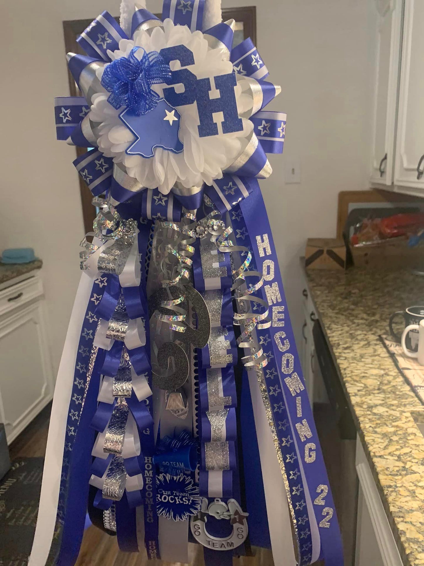 Medium Homecoming Mum and High School Garter 20-24"