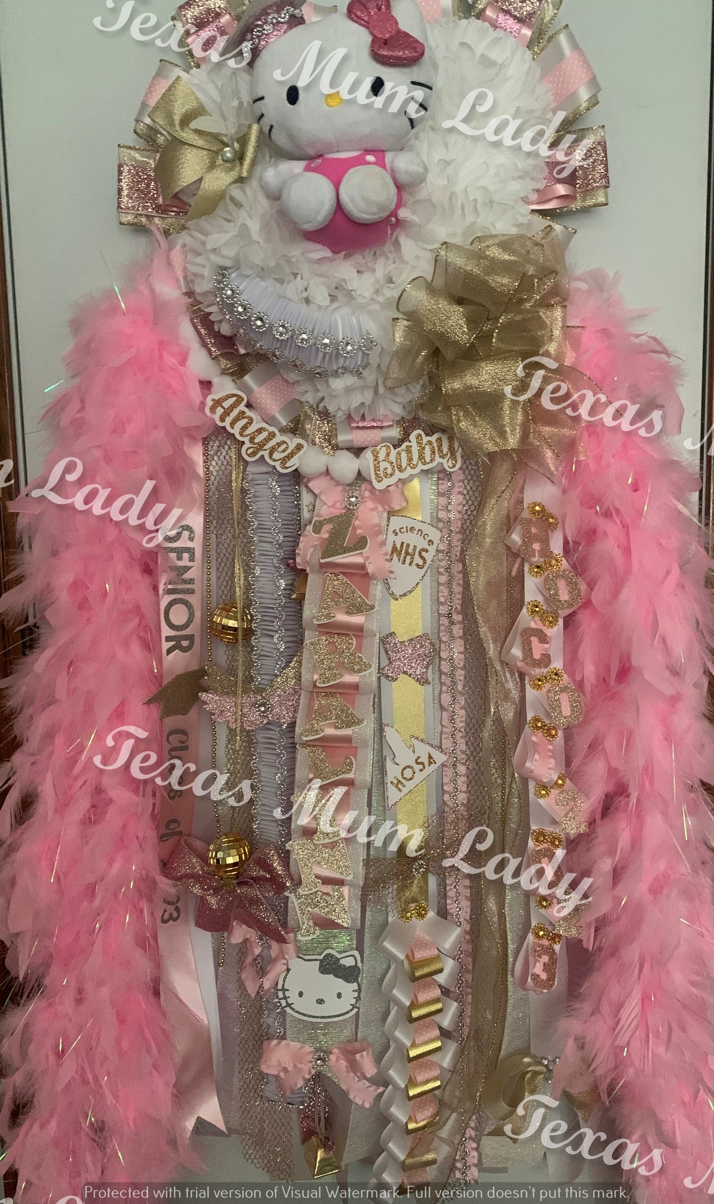 Mega Homecoming Mum - Heart Shaped