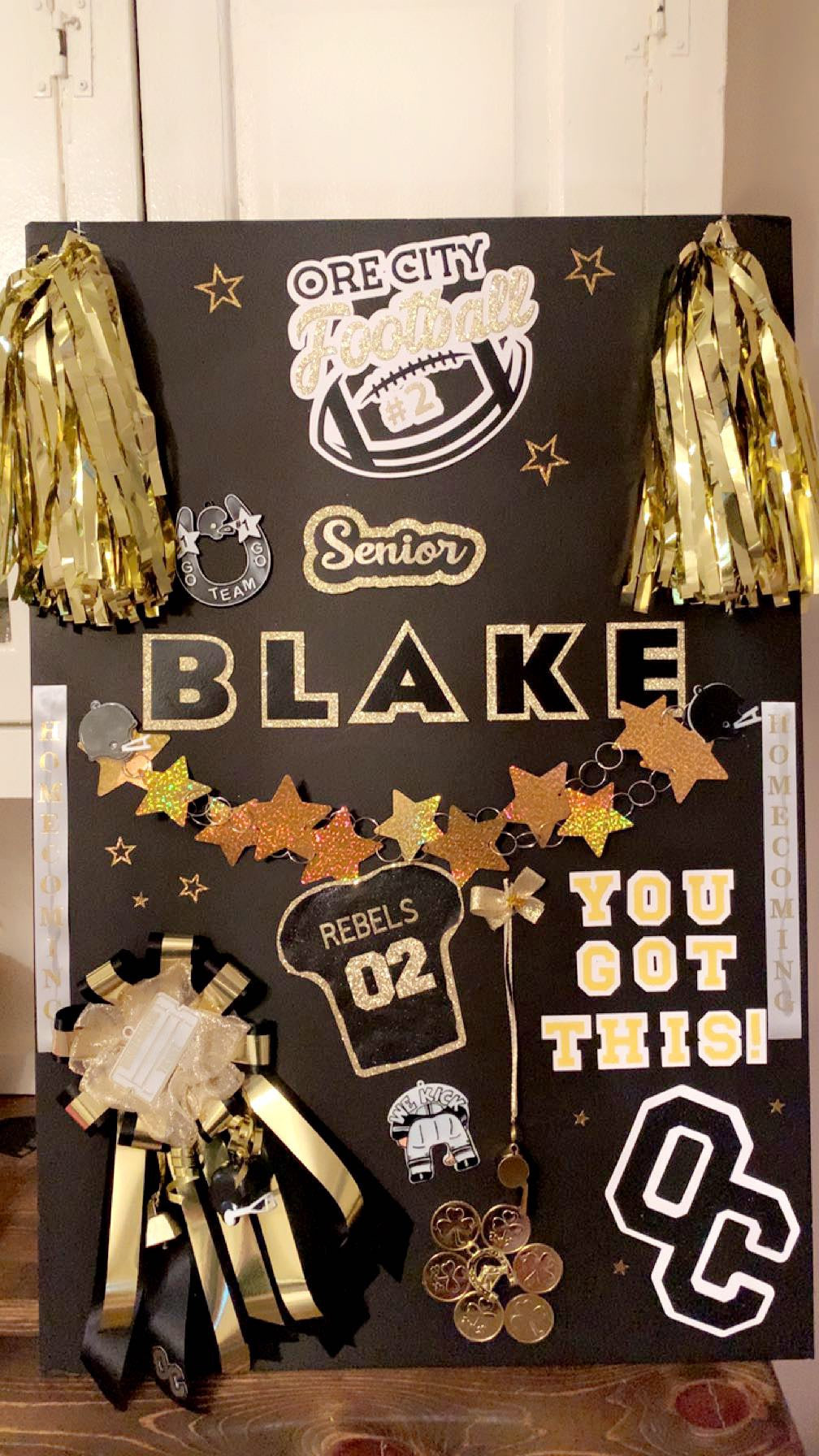 Creative Senior Night Football Locker Decorations Ideas